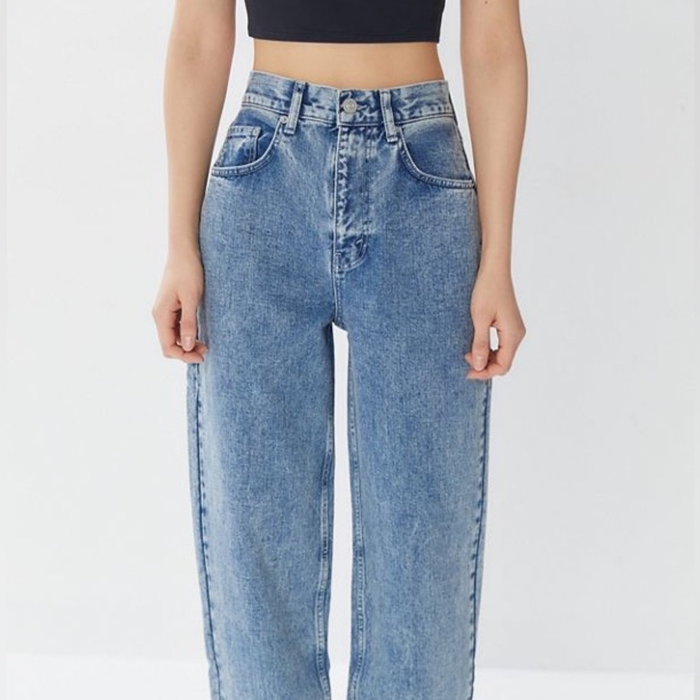 BDG High-Waisted Light Acid Wash Denim jeans